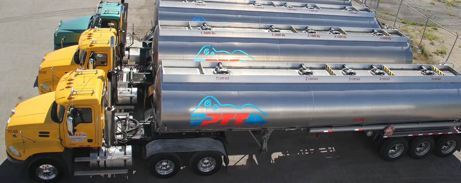 Fleet of three petro taino trucks