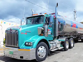 Teal colored petro taino truck